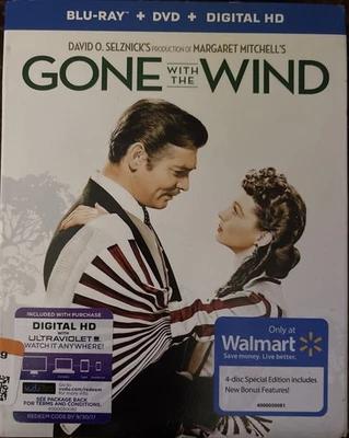 Gone With The Wind (Blu-ray/DVD, 2014, 75th Anniversary Edition) Clark Gable - Image 1 of 4