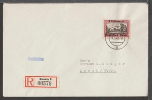 ✔️ GERMANY 3. Reich WWII EXCELLENT RARE VALUED STAMP 2RM ON COVER DANZIG - Picture 1 of 4