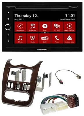 Blaupunkt MP3 DVD Bluetooth DAB 2DIN USB Autoradio für Dacia Logan Duster Sander - Bild 1 von 4