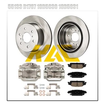 Pinzas de freno traseras rotores pastillas de cerámica para Yukon GMC 2015-2019 Foto 1 de 4