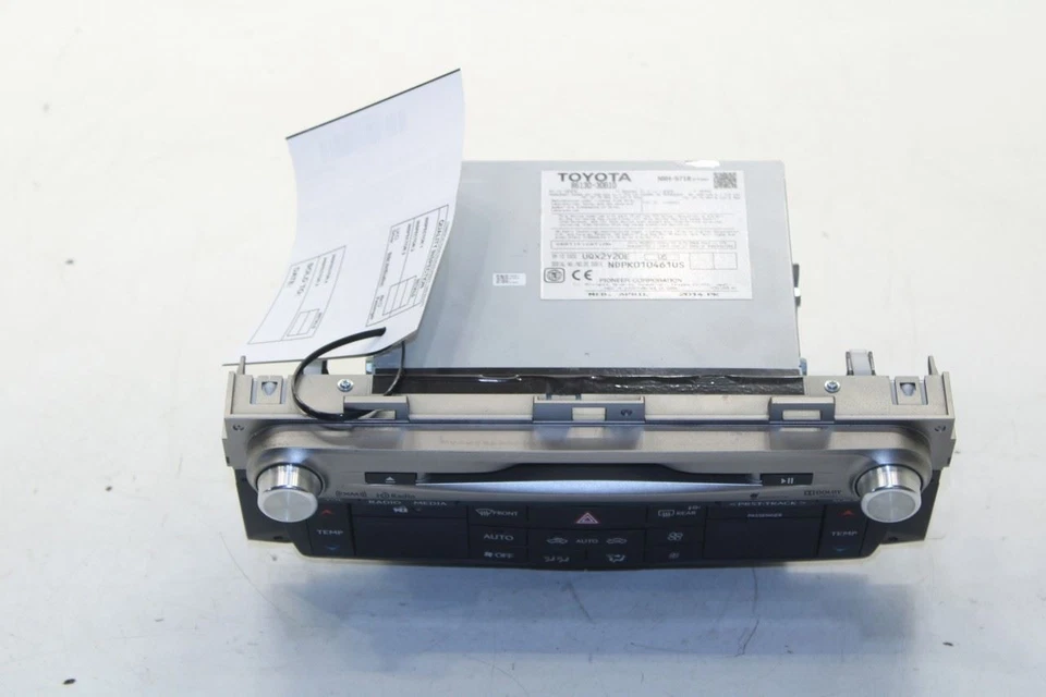 Lexus GS350 2014 navegación audio radio placa frontal panel de control con receptor Foto 1 de 4