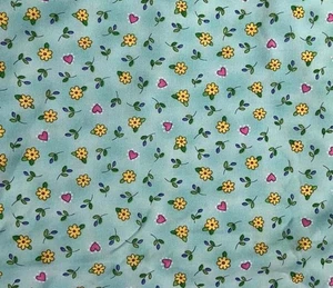 Kids Stuff Floral Print Cotton Fabric By the YARD - Picture 1 of 4