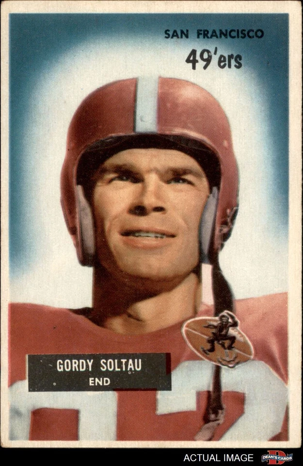 1955 Bowman #66 Gordy Soltau 49ers Minnesota 4 - VG/EX - Image 1 of 1