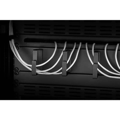 Renkforce RF-3440222 19 pollici Pannello passacavi per armadio rack 2 U Nero - Immagine 1 di 4