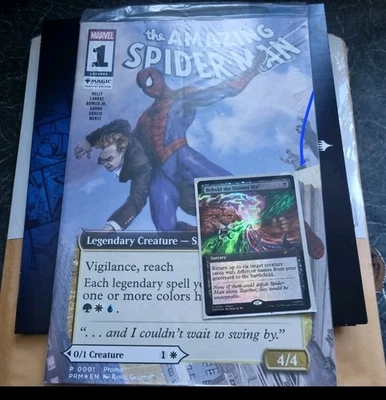 MTG Promo Comic Amazing Spider-Man #1,  + Behold the sinister six Promo card  - image 1 of 2