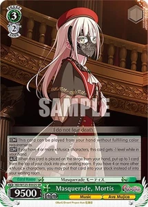 Weiss Schwarz MyGO!!!!! x Ave Mujica Masquerade, Mortis BD/W125-E002S SR - Picture 1 of 1