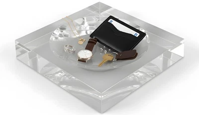 Decorative Acrylic Catchall Bowl (Clear) - Image 1 of 4