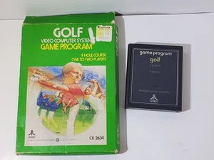 Golf für Atari 2600 Videospiel Cartridge & Box ohne Handbuch - Bild 1 von 2