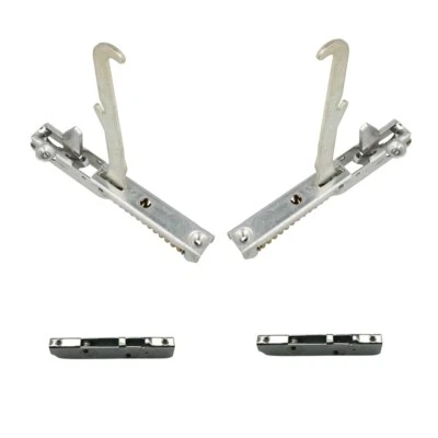 JCSPARES Cerniera Destra + Sinistra + 2 Portarulli Porta Forno SMEG FRANKE NARDI