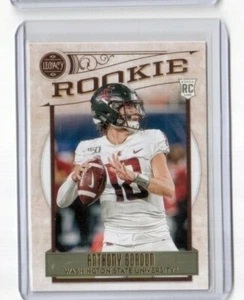 2020 Panini Legacy Football Rookie Card # 183 Anthony Gordon Washington State - Foto 1 di 2