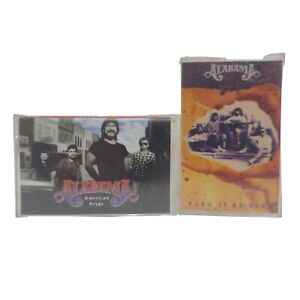 Lot de 2 cassettes Alabama Pass It On Down & American Pride RCA BMG Records