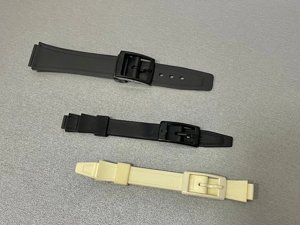 Correas de reloj correderas PVC de goma impermeables 16 mm/8 mm Foto 1 de 1