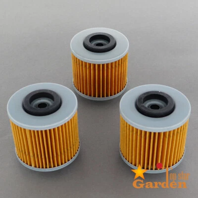 Filtro de óleo 3x para Yamaha Raptor 700R YFM700R 2006 2007 2008 2009 2010 - 2022 - Imagem 1 de 4