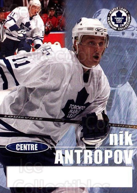 2002-03 Toronto Maple Leafs Platinum #21 Nik Antropov - Image 1 of 1
