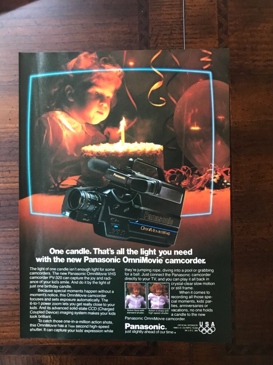 Panasonic Omnimovie Vhs Indiana Vintage Movie Cameras for Panasonic Omnimovie Vhs Indiana Vintage Movie Cameras for