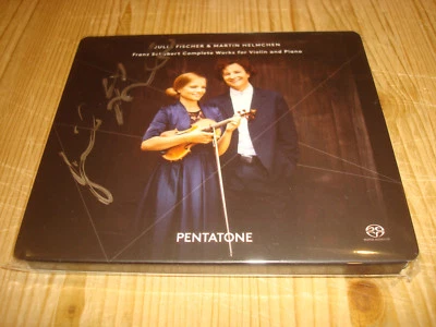 JULIA FISCHER Schubert Works for Violin & Piano PENTATONE 2 SACD Signed Signiert - Bild 1 von 2