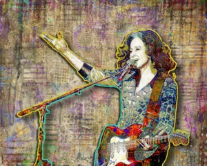 BONNIE RAITT 8x10inch Pop Art Poster, BONNIE RAITT Tribute Free Shipping US - Picture 1 of 5