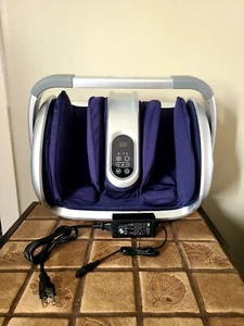 Miko Shiatsu MMF-03SB MAS II Foot Massager Machine Gray/Blue Tested And Working - Picture 1 of 24