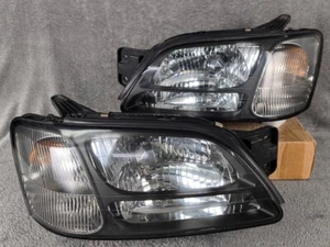 JDM SUBARU LIBERTY B4 BE5 LEGACY BH5 BH9 BLACK OEM HID ZENKI HEADLIGHTS LAMP SET - Foto 1 di 20