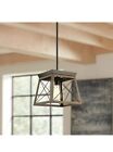 Briarwood Collection 1-Light Antique Bronze Farmhouse Mini-Pendant Hanging light