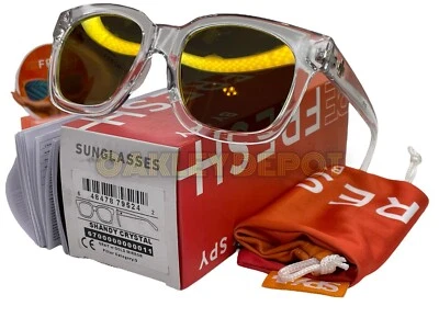 ✅🕶️ SPY OPTIC SHANDY CRYSTAL/GRAY W/GOLD MIRROR SUNGLASSES 6700000000011 - Image 1 of 4