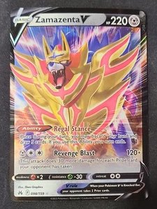 Zamazenta V - 098/159 Crown Zenith Ultra Rare Pokemon TCG NM - Picture 1 of 2
