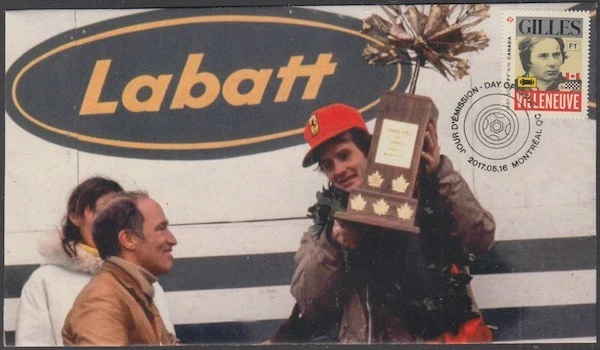 CANADA # 2994.4  FORMULA 1 GILLES VILLENEUVE POSTAGE STAMP on SUPERB FD COVER #4 - Image 1 of 1