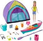 Barbie Spielset Team Stacie Camping Zelt Kanu Mattel GJB58