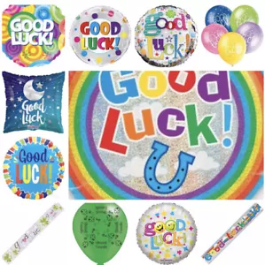 GOOD LUCK Latex & Foil Balloon & Banners Party/Decoration Helium/Air Holographic - Picture 1 of 11