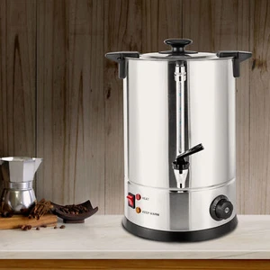12L Commercial Grade Coffee Urn Coffee Maker Hot Water Urn Home Stainless Steel - Picture 1 of 12