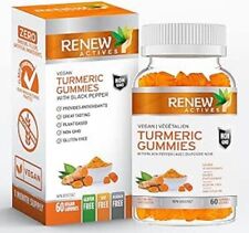 Renew Actives Turmeric Gummies with Black Pepper – Supports Joint Mobility & A H