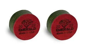 2 TIGER SMARAGD Laminat Pool Billard Queue Spitzen - 13 oder 14 mm - VERTRAGSHÄNDLER - Bild 1 von 4