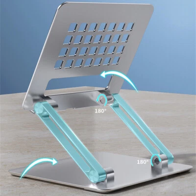 Suporte de tablet ajustável dobrável de alumínio portátil mesa riser suporte para tablet - Imagem 1 de 4