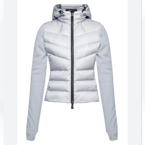 Giacca Cardigan Moncler Maglia Con Cerniera Con Cappuccio Trapuntato L