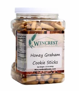 Bastoncini per biscotti WinCrest Honey Graham - vasca da 1,25 libbre - spedizione accelerata gratuita! - Foto 1 di 6