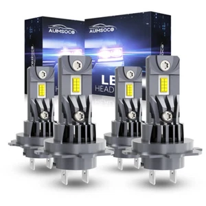 Combo de 4 bombillas LED de haz alto bajo para Kia Sedona 2002-2018 - Imagen 1 de 13