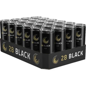 24 Dosen a 0,25L Schwarze Dose ACAI 28 Energy Drink Black inc 6,00€ EINWEG Pfand - Bild 1 von 1