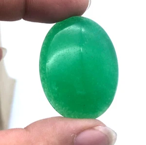 Huge natural green jade ring surface jade ring surface high-end 35mm x40mm 1pcs - Picture 1 of 5
