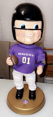 GEMMY CO. NFL'S BALTIMORE RAVENS "ROCKIN RANDALL" LIMITED EDITION ACTION FIGURE Cover