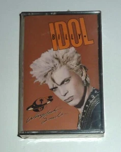 "SS" CASSETTE TAPE by BILLY IDOL "WHIPLASH SMILE" (1986) ROCK / CHRYSALIS - Picture 1 of 2
