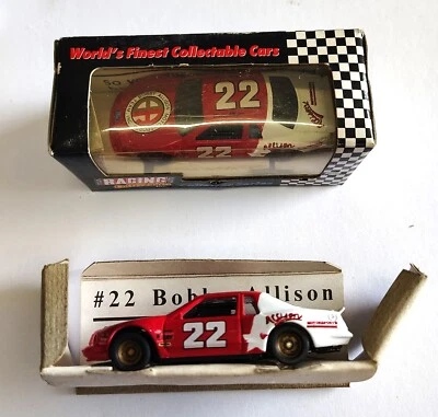 Two (2) Bobby Allison #22 Havoline 1991 Ford Thunderbird - Legend Series RCCA LE - Image 1 of 4
