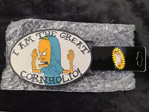 Beavis And Butthead I Am The Great Cornholio Belt Buckle New With Tag 4.5" Long - Picture 1 of 2