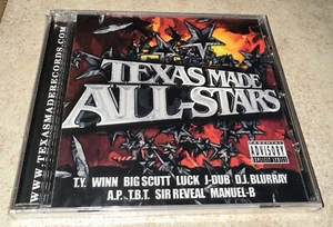 Texas Made All-Stars CD Rare OOP 2004 Rap T.Y. Tha Crook Big Scutt J-Dub NEW - Bild 1 von 2