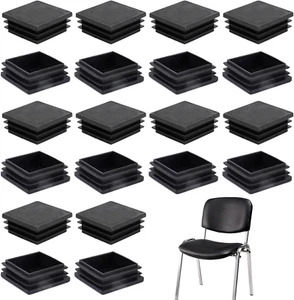 20Pcs Tappi Tubo Quadrati 40X40 30X30 35X35Mm, Tappi Terminali Quadrati, Tappo L - Foto 1 di 12