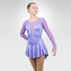 Eislauffigur Eislaufkleid Größe XSMALL Erwachsene Lavendel Farbe - Bild 1 von 2