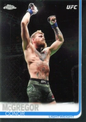 2019 Topps UFC Chrome NO. 93 Conor McGregor - Lightweight - Image 1 of 3