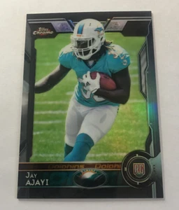2015 Topps Chrome #120 Jay Ajayi Black Refractor Rookie /299 - Picture 1 of 3