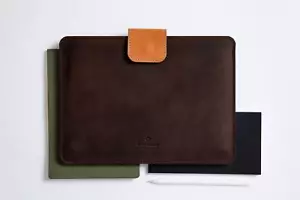 Funda de cuero para MacBook Air M2 Air 13" Pro 13"/14" Air M1 - Imagen 1 de 13