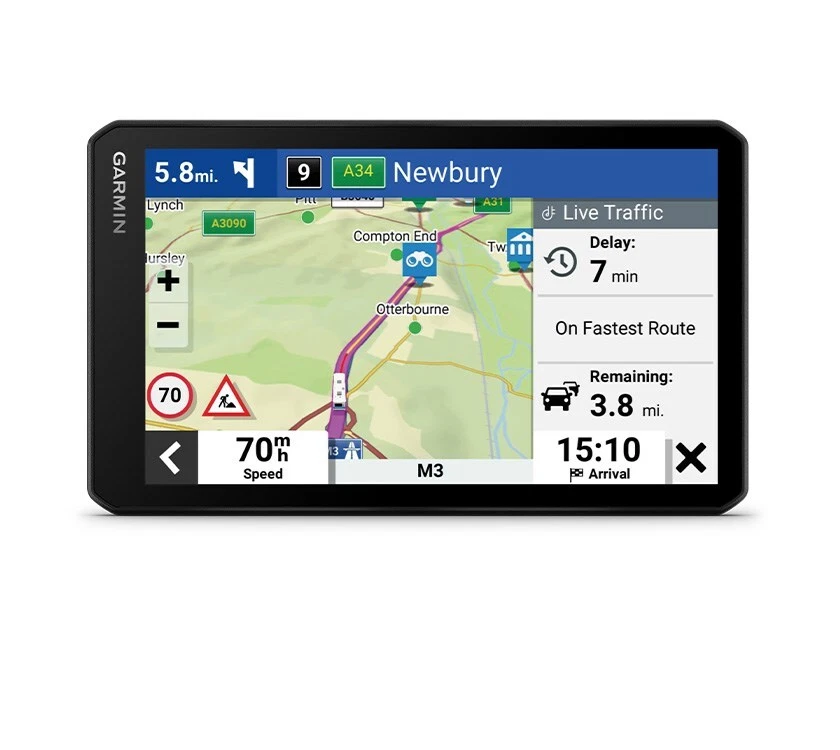 Avtex Tourer 3 Drei Plus Garmin Sat Nav Karten GPS mit Eingebauten HD Dashcam - Bild 1 von 4