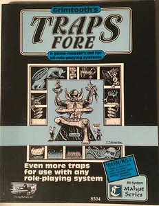 Grimtooth’s Traps Fore 2nd Ed MINT Flying Buffalo AD&D D&D Generic Supplement - Picture 1 of 2